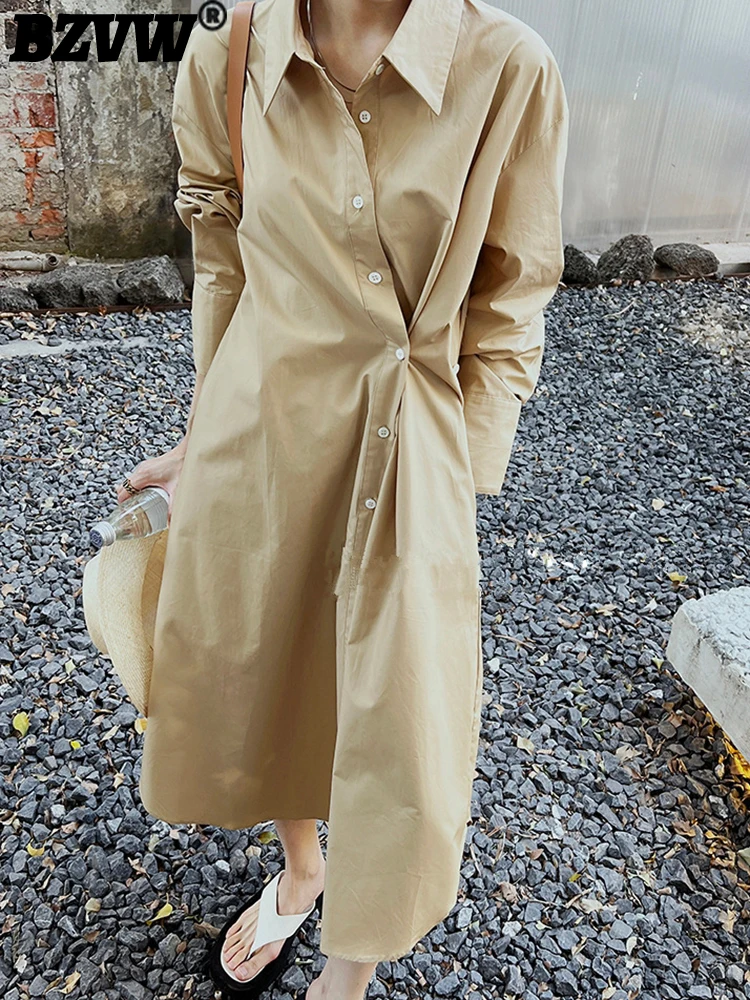 Женское платье-рубашка средней длины BZVW, простое элегантное платье с длинным рукавом, новая мода 2023, 25X0774
Женское платье-рубашка средней длины BZVW, простое элегантное платье с длинным рукавом, новая мода 2023, 25X0774