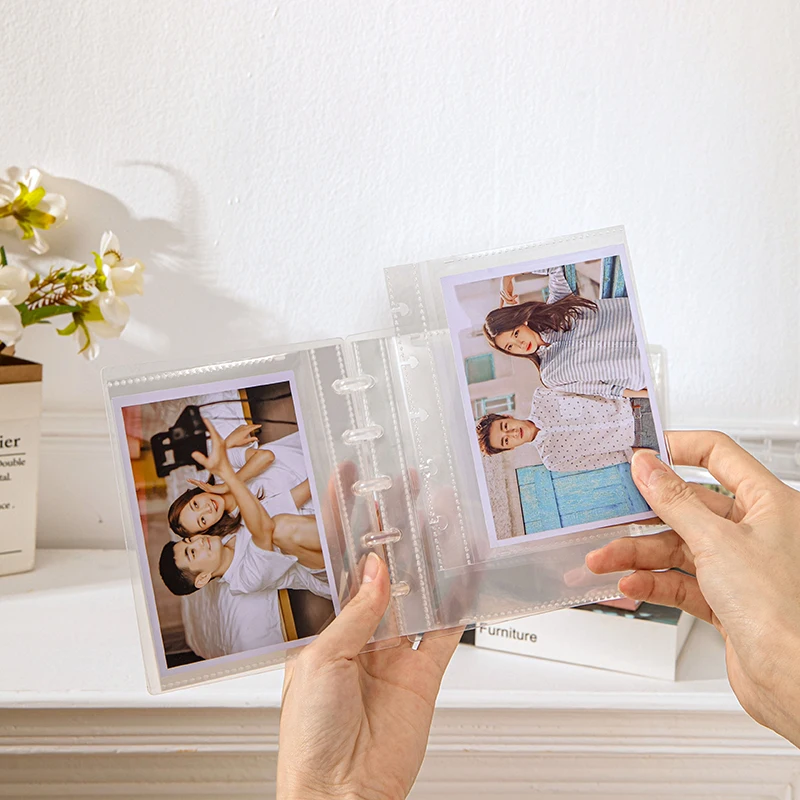Mini Wedding Photo Album Storage Bag Mushroom Hole File Folder Storage Book Transparent Pockets Planner Inserts Mini Notebook
Mini Wedding Photo Album Storage Bag Mushroom Hole File Folder Storage Book Transparent Pockets Planner Inserts Mini Notebook