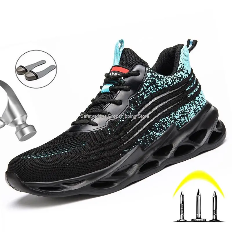 Men Steel Toe Safety Shoes Lightweight Work Shoes Anti-stab Anti-smash Work Safety Boots Plus Size Man Boots Breathable Sneakers
Men Steel Toe Safety Shoes Lightweight Work Shoes Anti-stab Anti-smash Work Safety Boots Plus Size Man Boots Breathable Sneakers