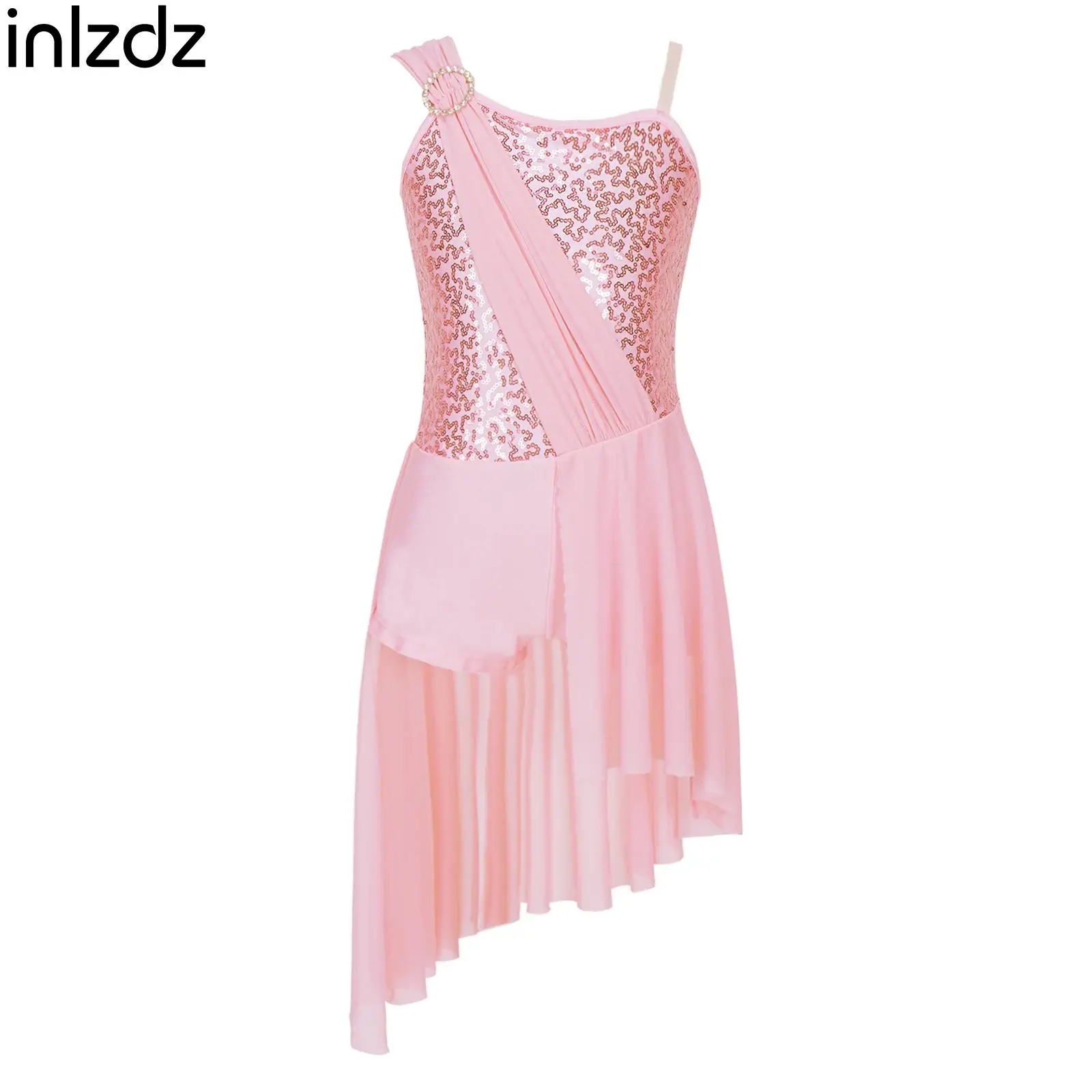 inIzdz Kids Girls 6-16Stylish Sleeveless Shiny Sequins Decorated Patchwork Style Dress Back Boxer Bottom Dance Leotards
inIzdz Kids Girls 6-16Stylish Sleeveless Shiny Sequins Decorated Patchwork Style Dress Back Boxer Bottom Dance Leotards