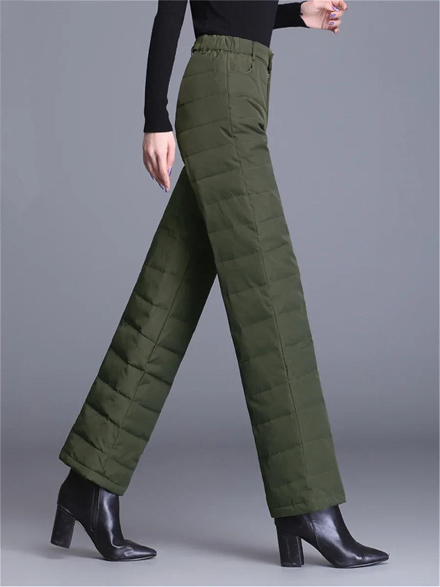 Warm Pants 2022 New Wide Leg Capris High Waist Office Lady Autumn Winter Women Ankle-Length Simple Straight Trousers
Warm Pants 2022 New Wide Leg Capris High Waist Office Lady Autumn Winter Women Ankle-Length Simple Straight Trousers
