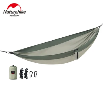 Naturehike Hammock Outdoor Ultralight 2 Person Sleeping Bag Bed Folding Portable 1 Person Swings Hanging Bed Camping Hammocks