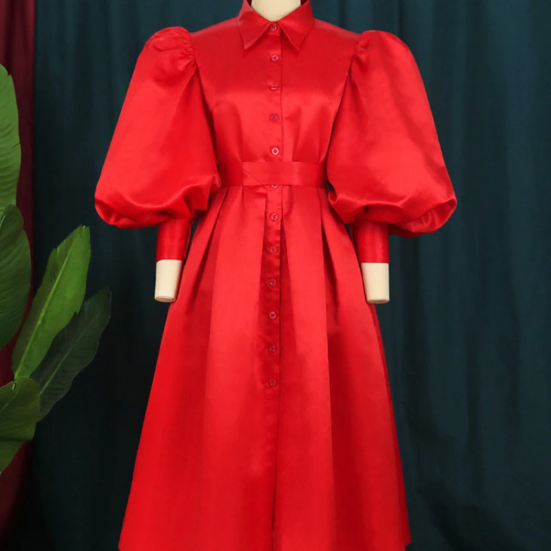 Puffy Dresses Women Ball Gown Prom Elegant Long Sleeve Cut Out Backless Button Up Dress African Fashion Party Birthday Clubwear
Puffy Dresses Women Ball Gown Prom Elegant Long Sleeve Cut Out Backless Button Up Dress African Fashion Party Birthday Clubwear