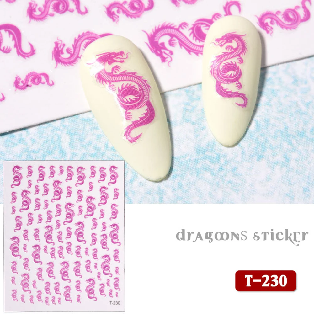 5 Sheets 3D DIY Waterproof Nail Art Stickers Manicure Home Styling Fingernails Decoration Decals Chinese Dragon Salon Ultra Thin
5 Sheets 3D DIY Waterproof Nail Art Stickers Manicure Home Styling Fingernails Decoration Decals Chinese Dragon Salon Ultra Thin