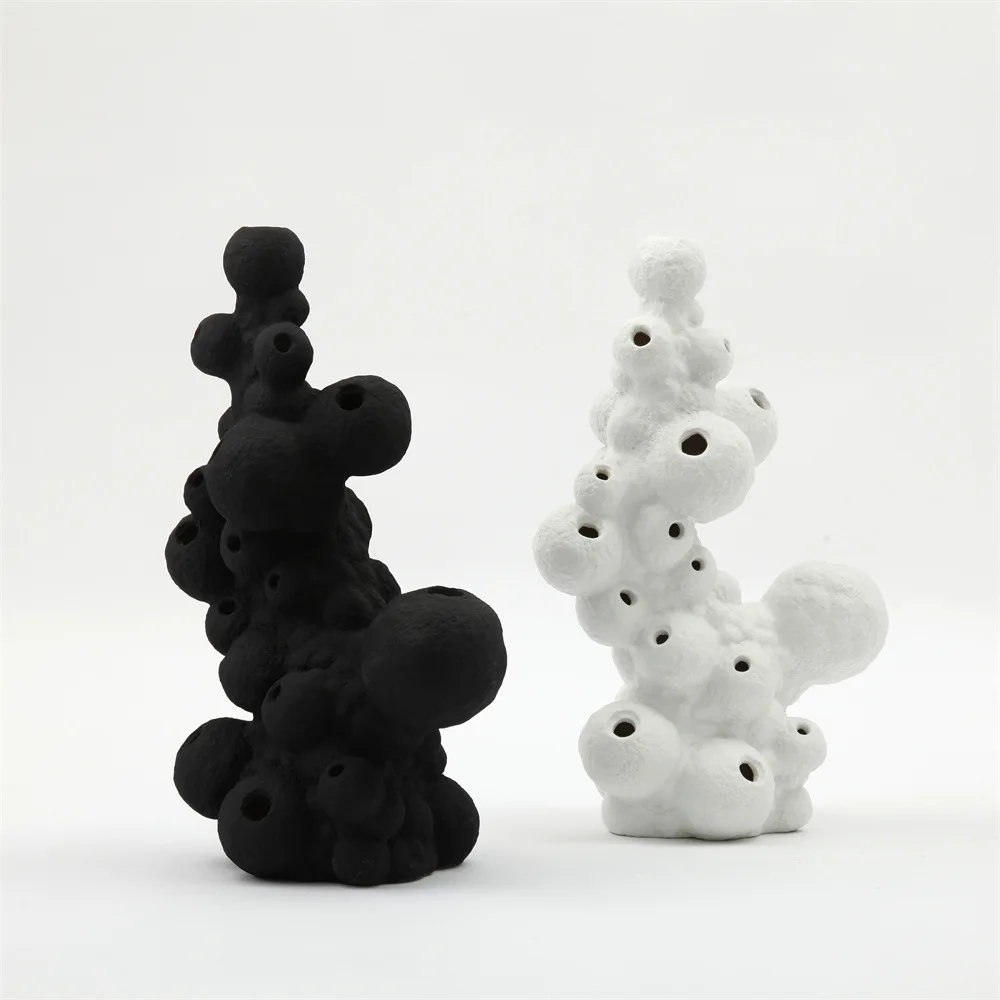 Creative Coral Shape Hollow Sculpture Ceramic Handicraft Ornaments Simulation Coral Decorative Accessories Desk Accessories
Creative Coral Shape Hollow Sculpture Ceramic Handicraft Ornaments Simulation Coral Decorative Accessories Desk Accessories