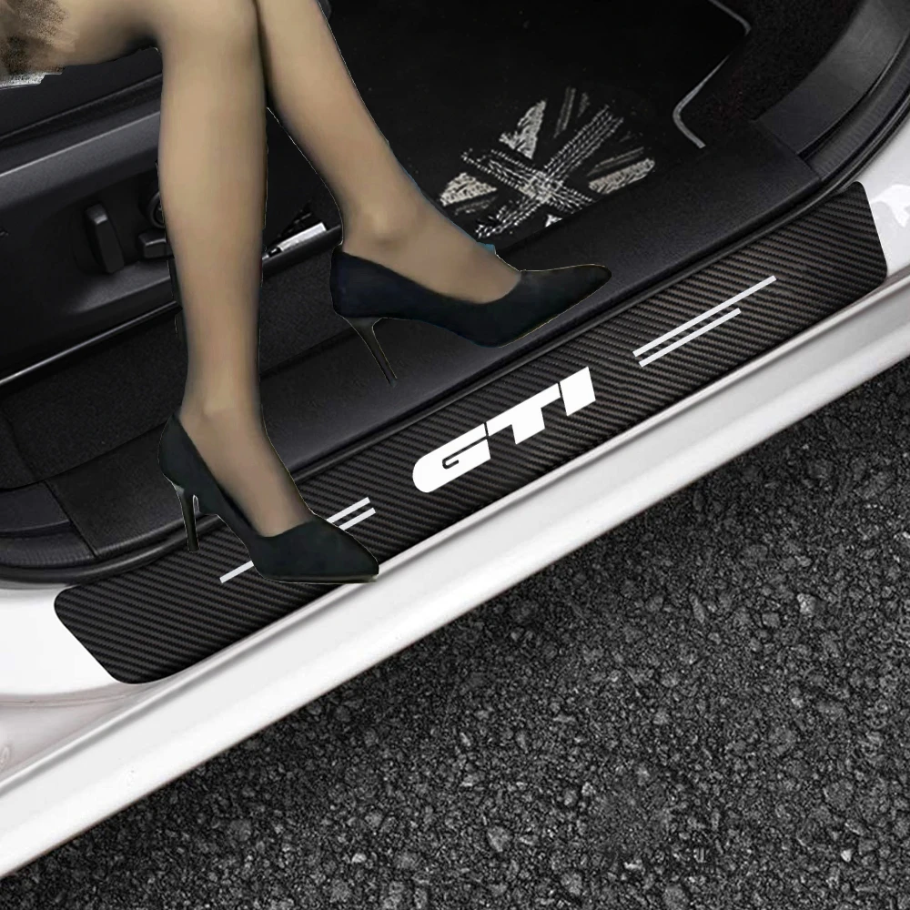 For GTI Volkswagen VW R400 TCR MK2 MK4 MK5 MK6 MK7 Car Accessories 4pcs Car Carbon Fiber Sticker Door Sill Protector Stickers
For GTI Volkswagen VW R400 TCR MK2 MK4 MK5 MK6 MK7 Car Accessories 4pcs Car Carbon Fiber Sticker Door Sill Protector Stickers