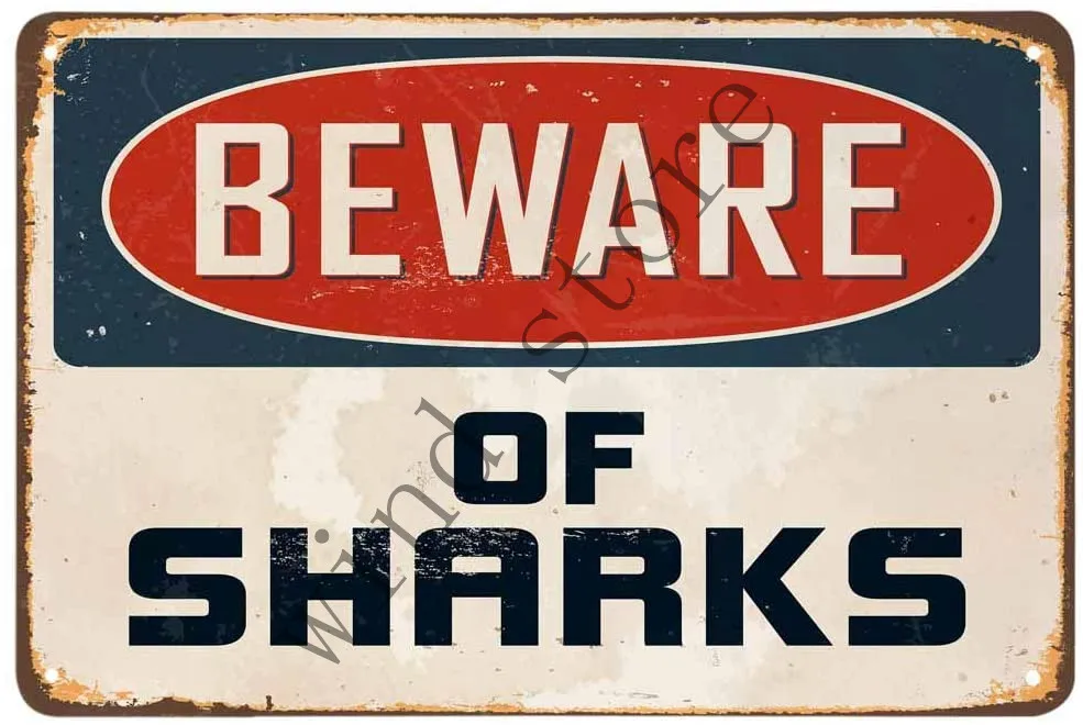 Shark Funny Tin Signs Wall Decor Jaws Movie Tin Poster Metal Sign Retro Style Home Shop Bar Coffee Vintage Arts 8x12 In
Shark Funny Tin Signs Wall Decor Jaws Movie Tin Poster Metal Sign Retro Style Home Shop Bar Coffee Vintage Arts 8x12 In