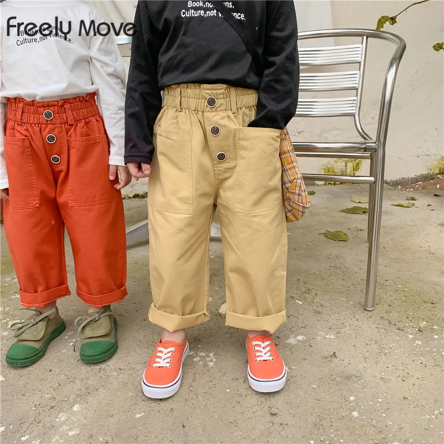 Freely Move Spring Autumn Kids Girls Fashion Children Girls Pants Straight Trousers High Waist High Quality Age for 1-6Year
Freely Move Spring Autumn Kids Girls Fashion Children Girls Pants Straight Trousers High Waist High Quality Age for 1-6Year