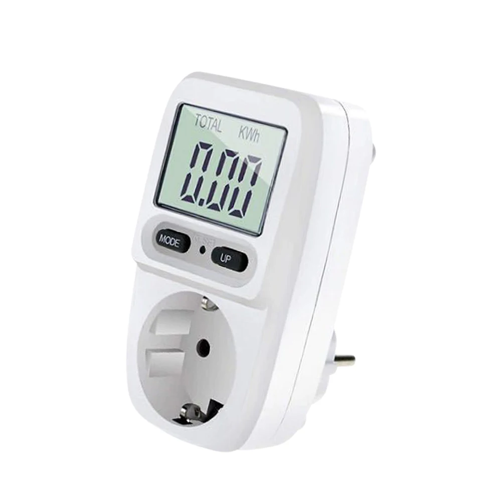 220V Electricity Power Meter Wattmeter LCD Energy Meter Socket Electric Tester FR US UK AU BR Measuring Outlet Power Analyzer
220V Electricity Power Meter Wattmeter LCD Energy Meter Socket Electric Tester FR US UK AU BR Measuring Outlet Power Analyzer