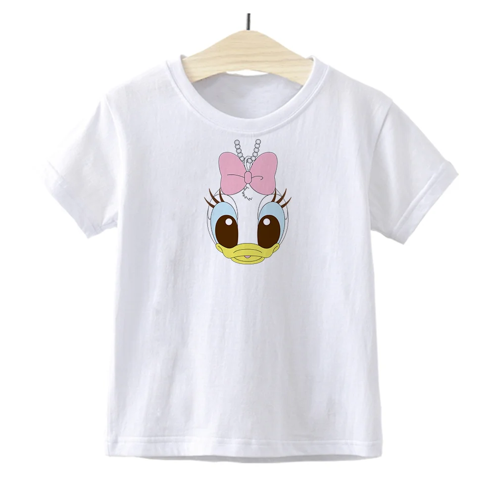 Ожерелье с принтом Daisy Duck, Детская летняя футболка с рисунком Диснея, новая белая футболка с коротким рукавом, размеры 3-8 лет, детские топы ун...
Ожерелье с принтом Daisy Duck, Детская летняя футболка с рисунком Диснея, новая белая футболка с коротким рукавом, размеры 3-8 лет, детские топы ун...