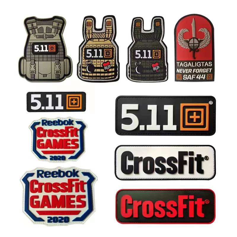 5.11 CrossFit Tactical Vest 3D PVC Patch Military Armband Badge For Clothes Backpack Application Sticker With Hook
5.11 CrossFit Tactical Vest 3D PVC Patch Military Armband Badge For Clothes Backpack Application Sticker With Hook