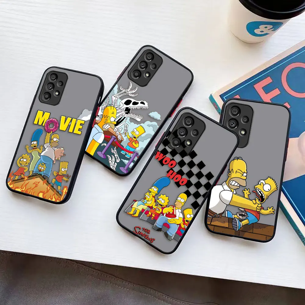 Matte Phone Case for Samsung A73 A72 A71 A53 A52 A50 A42 A32 A23 A22 A21S A20S 5G 4G LITE Case Funda Cartoon Funny S-Simpsons
Matte Phone Case for Samsung A73 A72 A71 A53 A52 A50 A42 A32 A23 A22 A21S A20S 5G 4G LITE Case Funda Cartoon Funny S-Simpsons
