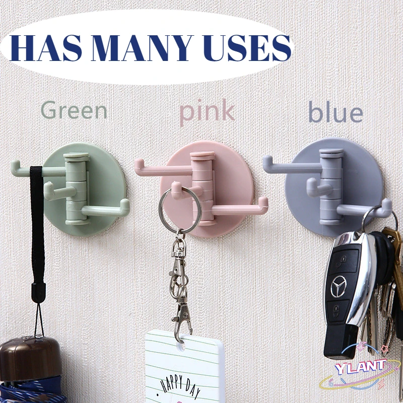 Three Branch Rotatable Seamless Adhesive Hook Strong Bearing Stick Hook Kitchen Wall Hanger Bathroom Kitchen supplies Hooks
Three Branch Rotatable Seamless Adhesive Hook Strong Bearing Stick Hook Kitchen Wall Hanger Bathroom Kitchen supplies Hooks