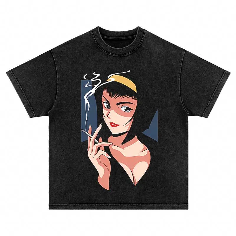Japanese Anime Cowboy Bebop Vintage Washed T Shirt Summer Graphic Printed Short Sleeve Casual Crew Neck Men Women T Shirt
Japanese Anime Cowboy Bebop Vintage Washed T Shirt Summer Graphic Printed Short Sleeve Casual Crew Neck Men Women T Shirt