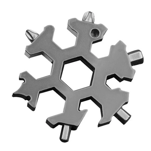 19-In-1 Snowflake Multi Tool,Portable Stainless Steel Keychain Screwdriver Bottle Opener Snowflake Multitool
19-In-1 Snowflake Multi Tool,Portable Stainless Steel Keychain Screwdriver Bottle Opener Snowflake Multitool