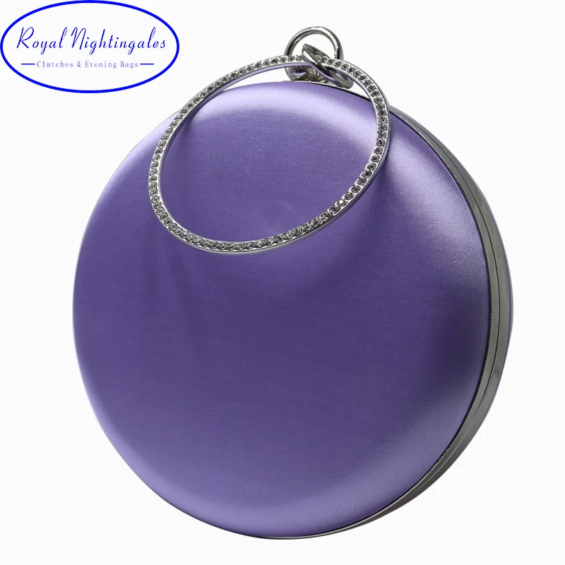 2023 Round Shape Hard Box Clutch Silk Satin Party Evening Clutch Bags Bright Purple Red Green
2023 Round Shape Hard Box Clutch Silk Satin Party Evening Clutch Bags Bright Purple Red Green