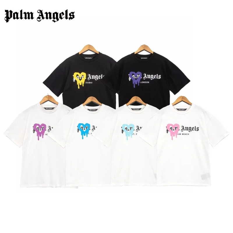 Summer Men's Trend Casual Cotton Short Sleeve Love Dissolving Graffiti Spray Printing Women's Loose Couple T-Shirt
Summer Men's Trend Casual Cotton Short Sleeve Love Dissolving Graffiti Spray Printing Women's Loose Couple T-Shirt