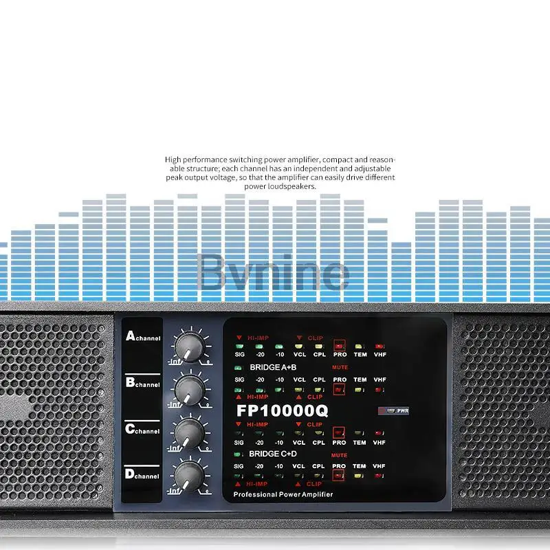 

FP10000Q FP14000Q 4x1350W 2x2350W Power Amplifier 4 Channel Line Array Sound System Professional Disco Dj Power Amplifier Audio