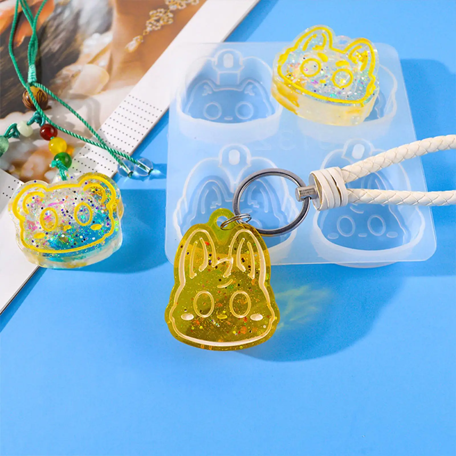 Silicone Pendant Moulds Jewelry Making Moulds with Hole for DIY Crafts Bracelets
Silicone Pendant Moulds Jewelry Making Moulds with Hole for DIY Crafts Bracelets