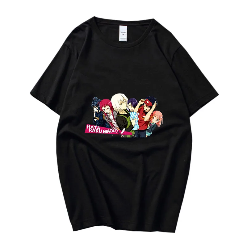 The Devil Is A Part-Timer Women's T-shirt Harajuku Print Cartoon Short Sleeve Casual Fashion 100% Cotton Summer Clothing Unisex
The Devil Is A Part-Timer Women's T-shirt Harajuku Print Cartoon Short Sleeve Casual Fashion 100% Cotton Summer Clothing Unisex