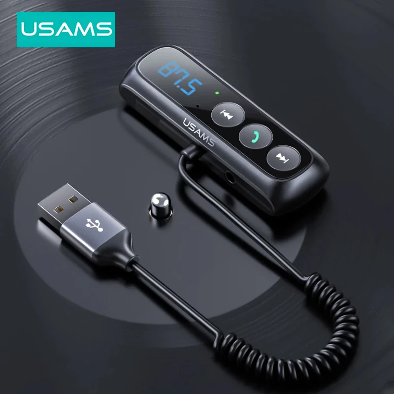 Автомобильный FM-трансмиттер USAMS с Bluetooth 5,0, FM-радиомодулятор, автомобильный комплект 5 В, автомобильное зарядное устройство с USB, беспроводной комплект громкой связи с Aux, аудио, mp3-плеером
Автомобильный FM-трансмиттер USAMS с Bluetooth 5,0, FM-радиомодулятор, автомобильный комплект 5 В, автомобильное зарядное устройство с USB, беспроводной комплект громкой связи с Aux, аудио, mp3-плеером
