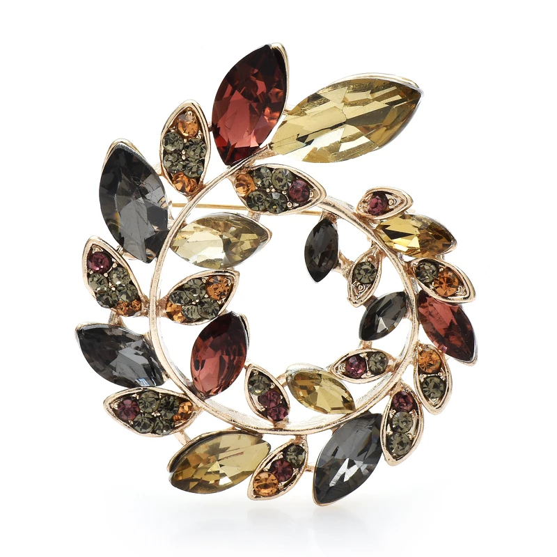 Wuli&baby Crystal Circle Flower Brooches For Women Unisex Classic Beauty Olive Branch Round Party Office Brooch Pin Gifts
Wuli&baby Crystal Circle Flower Brooches For Women Unisex Classic Beauty Olive Branch Round Party Office Brooch Pin Gifts