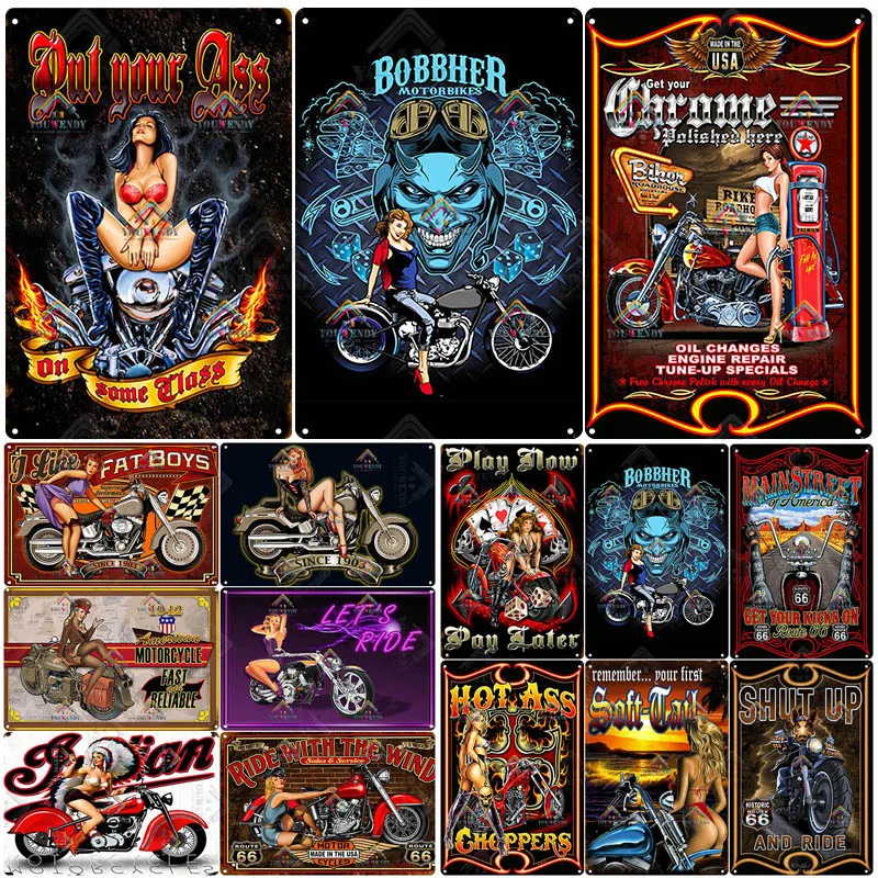 Motorcycle Garage Metal Signs Plaque Retro Vintage Metal Tin Plate Garage Car Repair Motor Club Man Cave Wall Sign Decoration
Motorcycle Garage Metal Signs Plaque Retro Vintage Metal Tin Plate Garage Car Repair Motor Club Man Cave Wall Sign Decoration