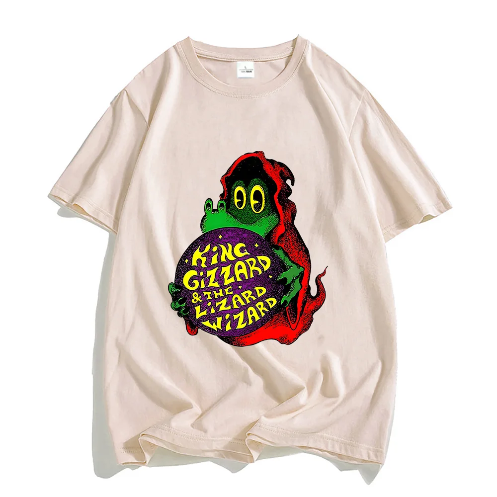 King Gizzard & The Lizard Wizard Fashion Tshirts Men/women 100% Cotton Harajuku T-shirt Individualization Slight Strech Cartoon
King Gizzard & The Lizard Wizard Fashion Tshirts Men/women 100% Cotton Harajuku T-shirt Individualization Slight Strech Cartoon