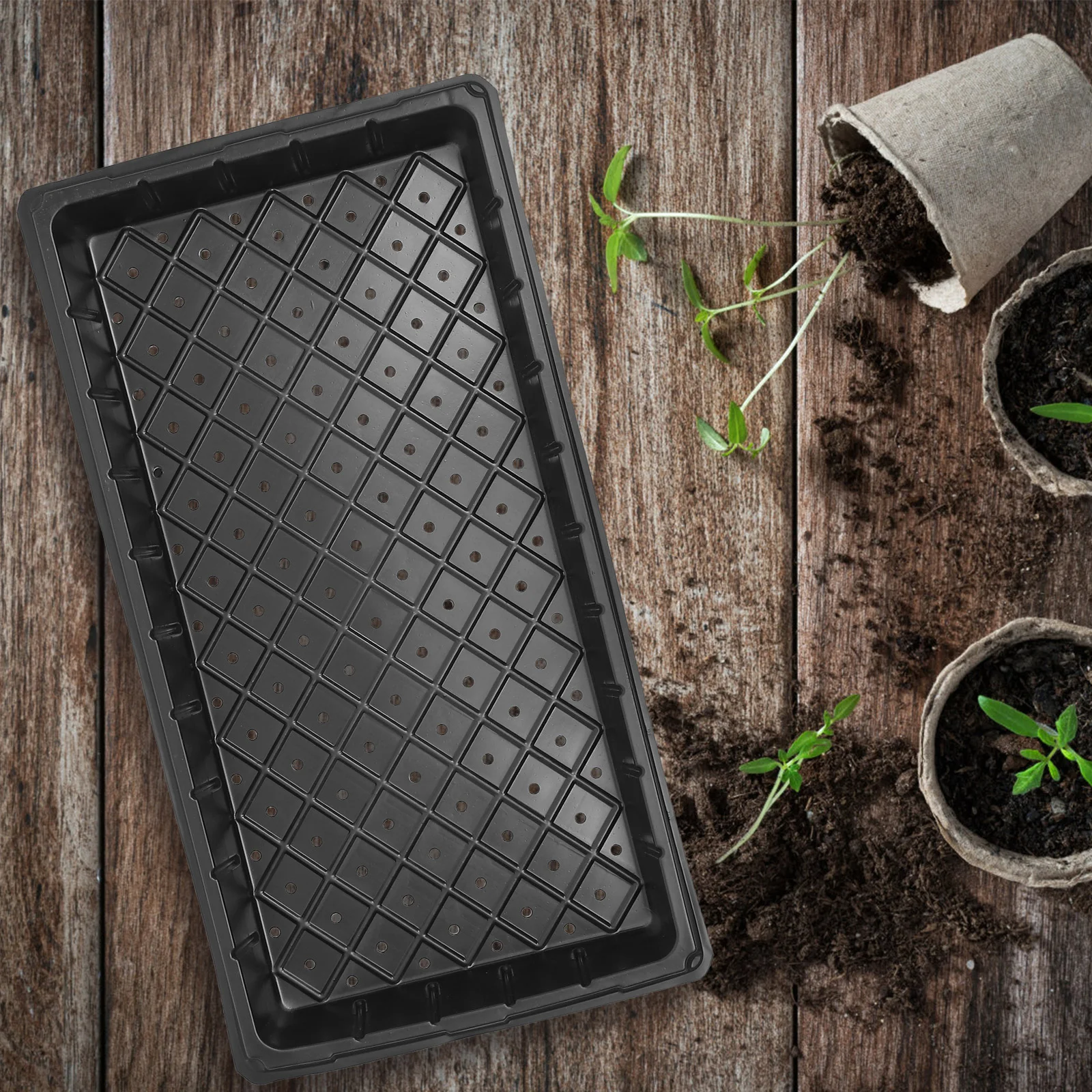 5 Pcs Tray Planting Supply Growing Trays Plastic Container Nursery Starting Indoor Serving
5 Pcs Tray Planting Supply Growing Trays Plastic Container Nursery Starting Indoor Serving