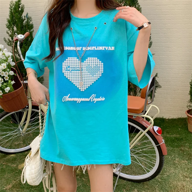 harajuku cotton letter print Short Sleeve oversized t-shirt for Women Casual t shirt blue y2k aesthetic tops unisex punk clothes
harajuku cotton letter print Short Sleeve oversized t-shirt for Women Casual t shirt blue y2k aesthetic tops unisex punk clothes