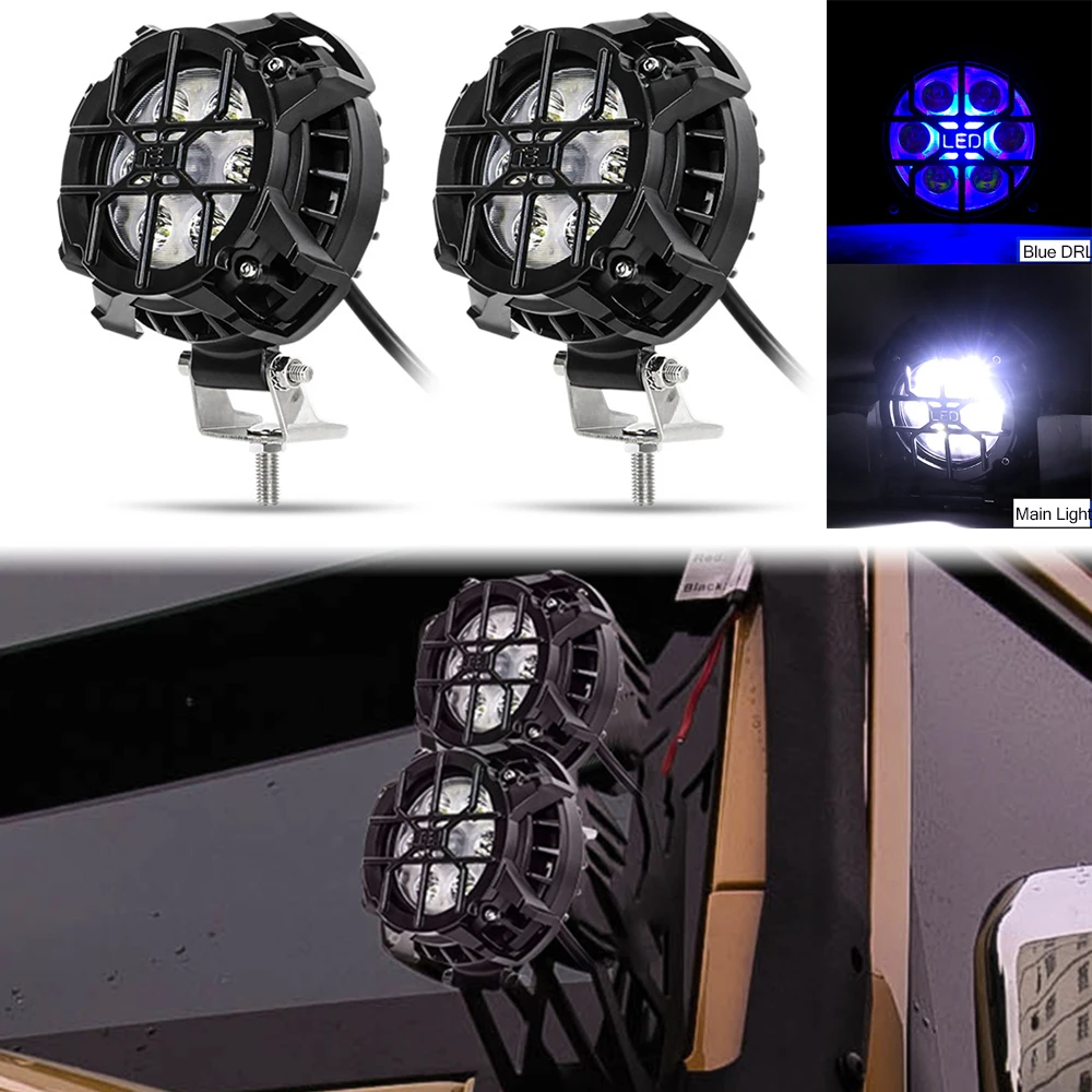 4Inch 12V 24V 6500K Waterproof Round LED Night Bar Lights Portable Spotlights for Motorcycle Offroad Truck
4Inch 12V 24V 6500K Waterproof Round LED Night Bar Lights Portable Spotlights for Motorcycle Offroad Truck