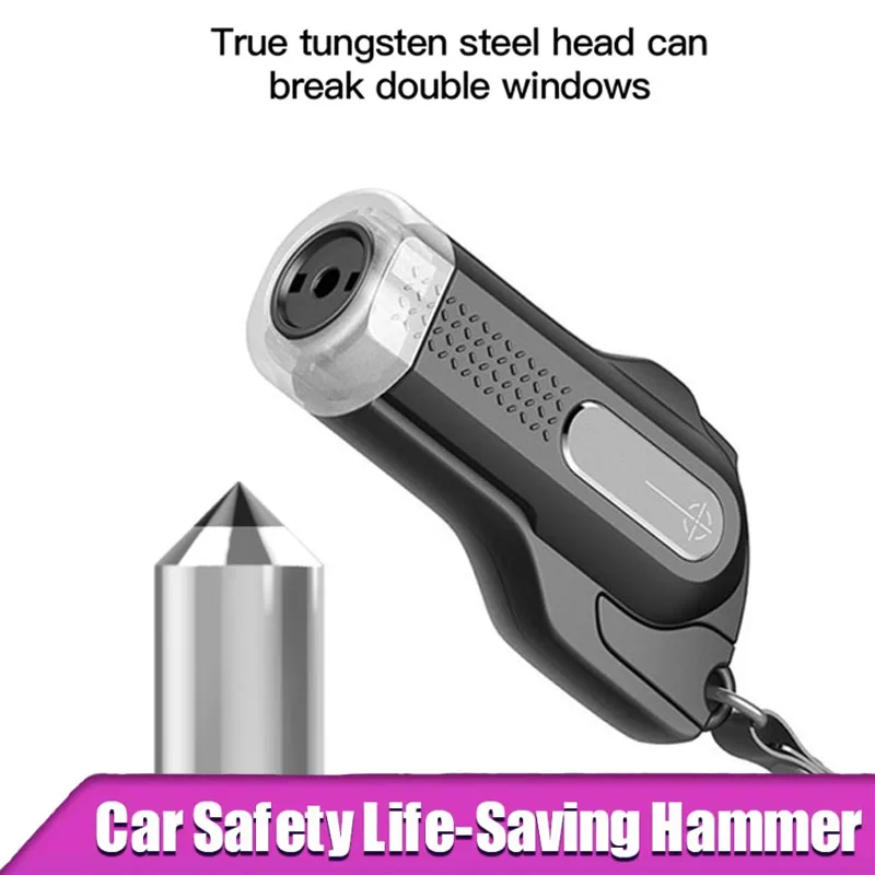 True Tungsten Steel Head Car Window Breaker Metal Car Safety Hammer Mini Multifunctional Seat Belt Cutter Do Not Hurt Hands
True Tungsten Steel Head Car Window Breaker Metal Car Safety Hammer Mini Multifunctional Seat Belt Cutter Do Not Hurt Hands
