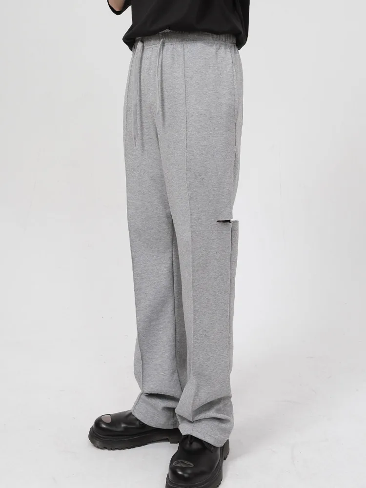 SYUHGFA Men Clothing 2022 Spring Wide Leg Pants Elastic Waist Hole Drawstring Sweatpants Korea Style Loose Trousers For Male
SYUHGFA Men Clothing 2022 Spring Wide Leg Pants Elastic Waist Hole Drawstring Sweatpants Korea Style Loose Trousers For Male
