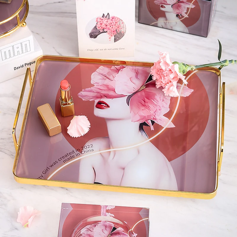Nordic Light Luxury Glass Fruit Plate Metal Storage Tray Ornaments Home Living Room Coffee Table Swing Plate Decoration Plate
Nordic Light Luxury Glass Fruit Plate Metal Storage Tray Ornaments Home Living Room Coffee Table Swing Plate Decoration Plate