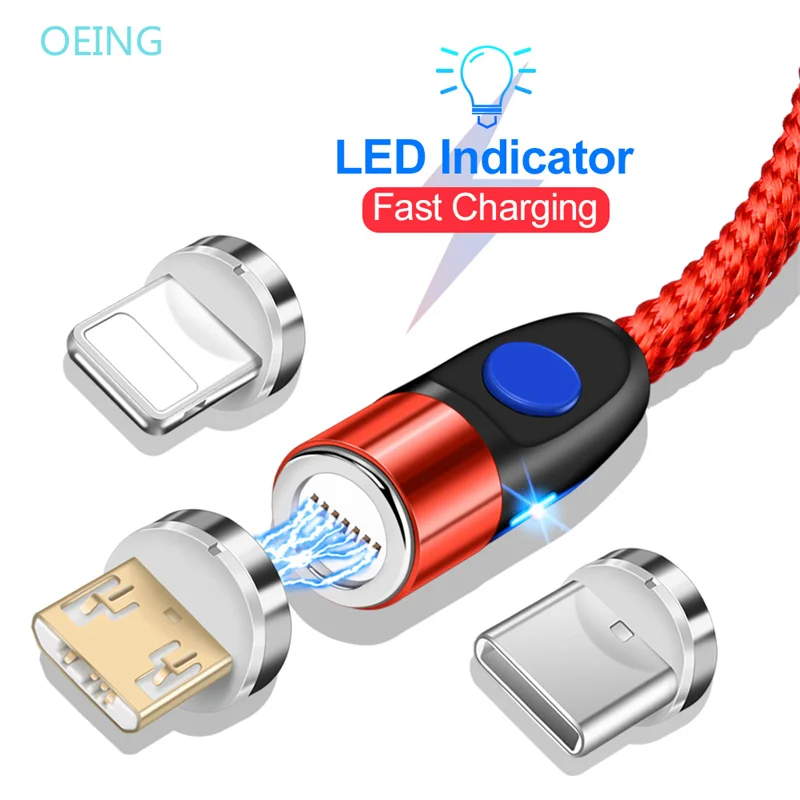 OEING 3A 1M 2M Magnetic Micro USB Type C Cable For iPhone 11 12 13 Xiaomi Samsung S20 Mobile Phone Fast Charging USB Cable
OEING 3A 1M 2M Magnetic Micro USB Type C Cable For iPhone 11 12 13 Xiaomi Samsung S20 Mobile Phone Fast Charging USB Cable