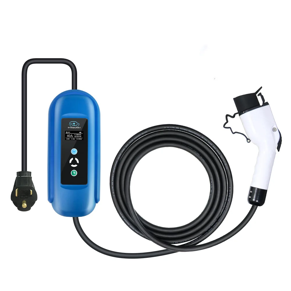 Fast Portable Ev Charging Cable 16/32/40a Electric Car Vehicle Home Ev Charger Wallbox Level 2 Evse Type1 J1772
Fast Portable Ev Charging Cable 16/32/40a Electric Car Vehicle Home Ev Charger Wallbox Level 2 Evse Type1 J1772