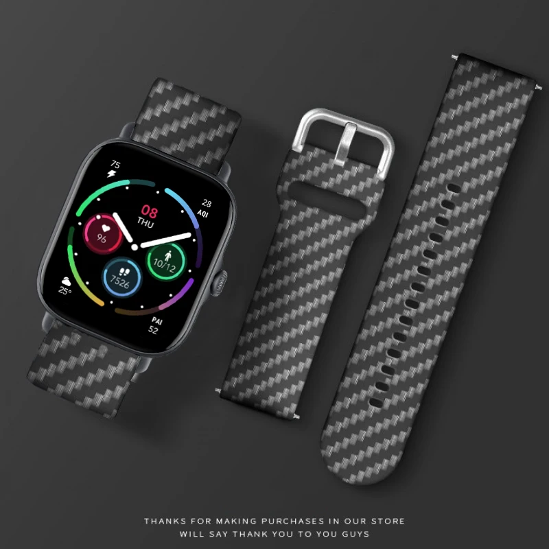 Carbon Fiber Strap For Amazfit gts/2/3/mini//2e/Gtr/2/42mm/47mm Silicone Bracelet 20mm 22mm Smartwatch band Amazfit Bip Strap
Carbon Fiber Strap For Amazfit gts/2/3/mini//2e/Gtr/2/42mm/47mm Silicone Bracelet 20mm 22mm Smartwatch band Amazfit Bip Strap