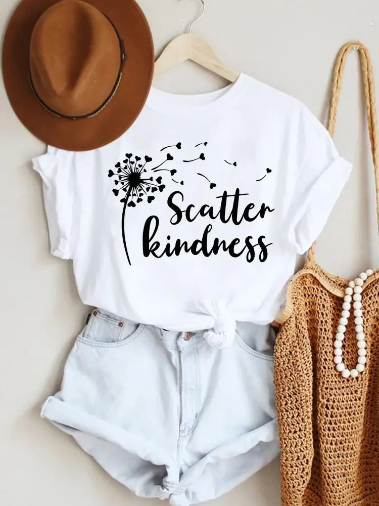 Women Tee Lady Letter Dandelion Love Cute Fashion Short Sleeve Summer Top Clothes Tshirt O-neck Female Casual Graphic T-Shirt
Women Tee Lady Letter Dandelion Love Cute Fashion Short Sleeve Summer Top Clothes Tshirt O-neck Female Casual Graphic T-Shirt
