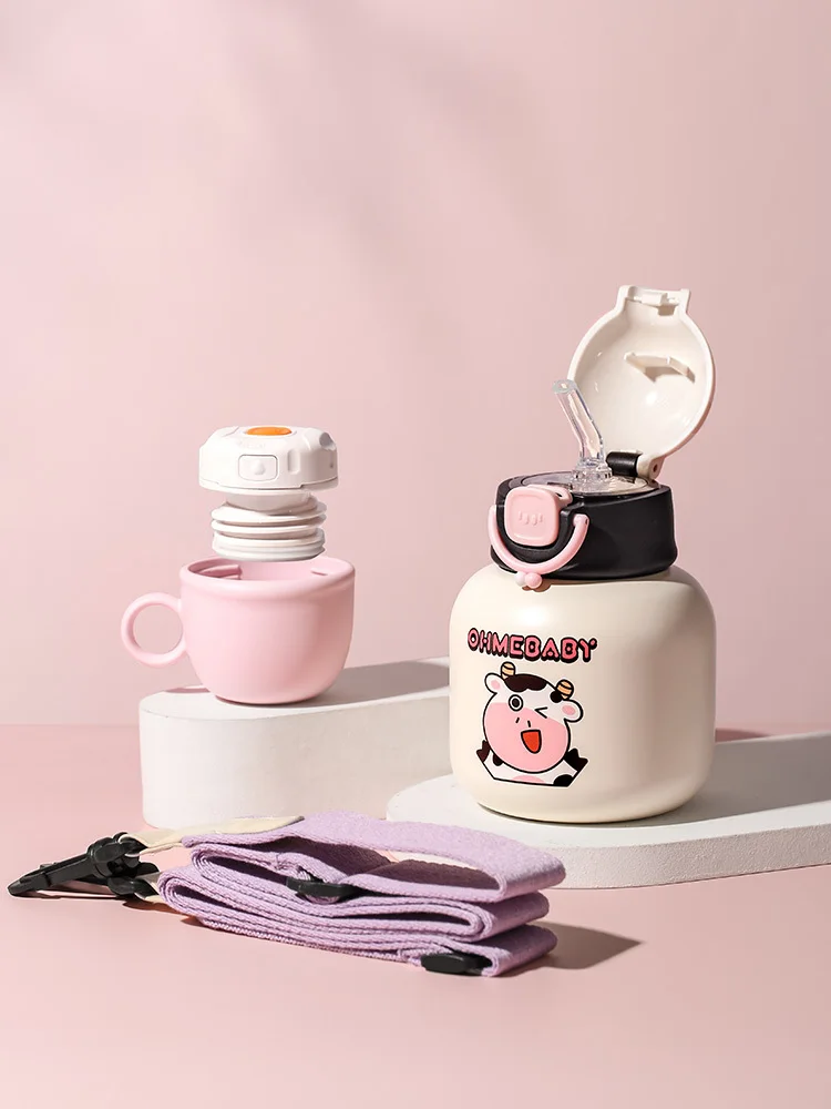 Children's thermos cup with straw special drinking cup for kindergarten children 316 stainless steel food grade
Children's thermos cup with straw special drinking cup for kindergarten children 316 stainless steel food grade