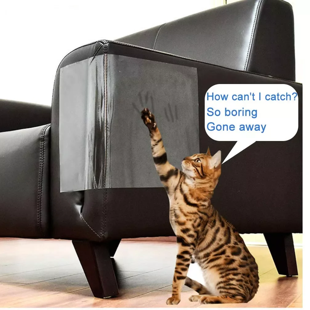 Furniture Protectors for Cats Scraper Cat Scratching Post Durable Sticker Training Tape Anti Pet Scratch Paw Pads for Couch Sofa
Furniture Protectors for Cats Scraper Cat Scratching Post Durable Sticker Training Tape Anti Pet Scratch Paw Pads for Couch Sofa