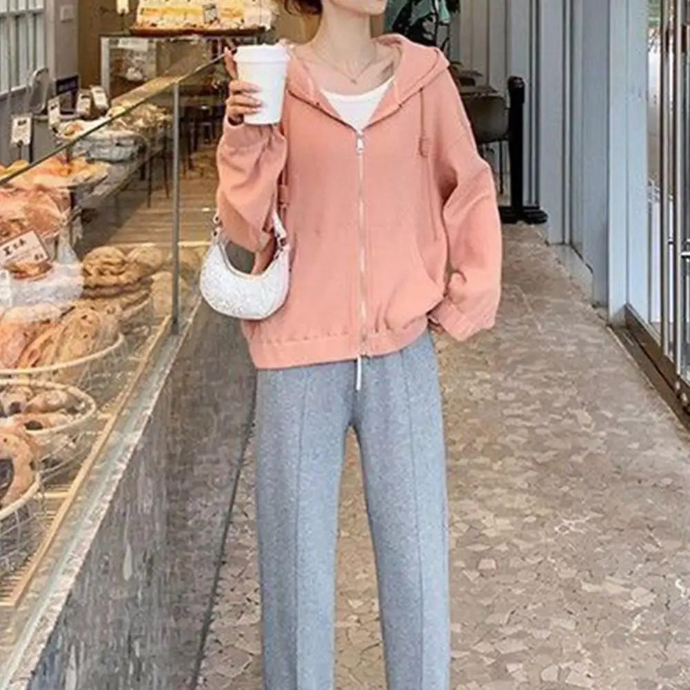 Thin Style Hoodie Jacket Stylish Women's Waffle Texture Hooded Sweatshirt Cardigan for Spring Autumn Sports Activities Women 
Thin Style Hoodie Jacket Stylish Women's Waffle Texture Hooded Sweatshirt Cardigan for Spring Autumn Sports Activities Women