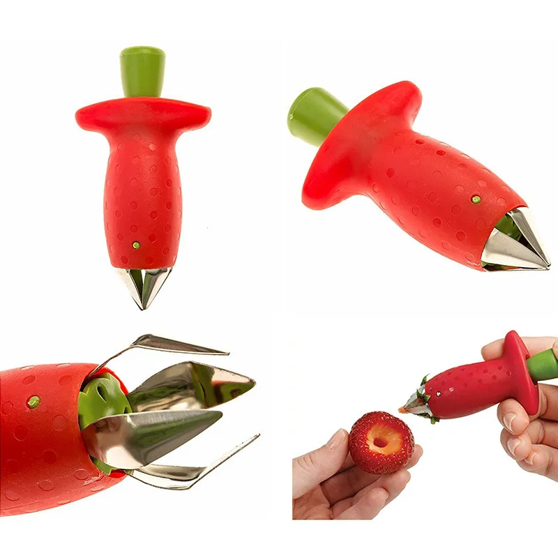 Kitchen Tools Accessories Strawberry Hullers Metal Plastic Strawberry Corer Slicer Cutter Knife Strawberry Stem Remover Tool
Kitchen Tools Accessories Strawberry Hullers Metal Plastic Strawberry Corer Slicer Cutter Knife Strawberry Stem Remover Tool