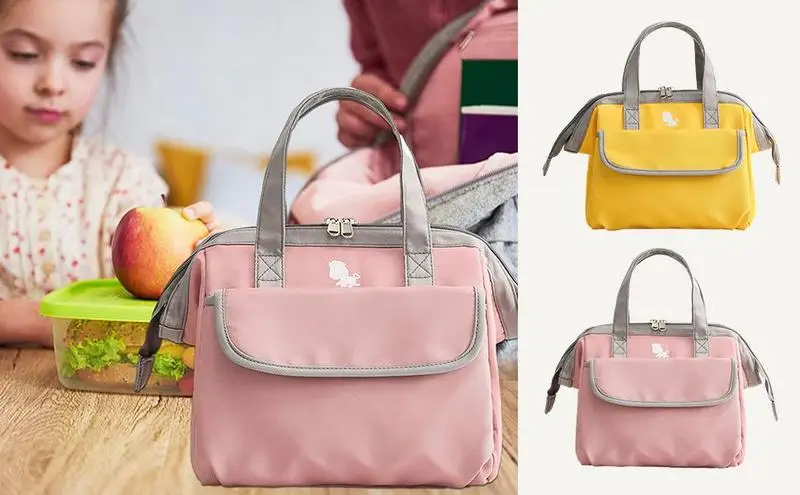 Lunch Pouch Portable Student Bento Lunch Handbag Insulation Reusable Cooler Sack Food Handbags For Picnic Lunch Kitchen Supply 
Lunch Pouch Portable Student Bento Lunch Handbag Insulation Reusable Cooler Sack Food Handbags For Picnic Lunch Kitchen Supply