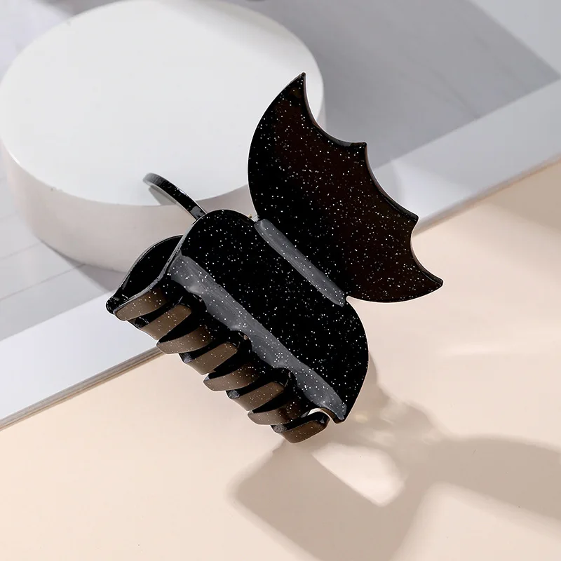 Muweordy Halloween Hair Clip Bat Shiny Crystal Horsetail Clip Acetate Claw Clip Holiday Supplies Hair Accessories for Women Girl
Muweordy Halloween Hair Clip Bat Shiny Crystal Horsetail Clip Acetate Claw Clip Holiday Supplies Hair Accessories for Women Girl