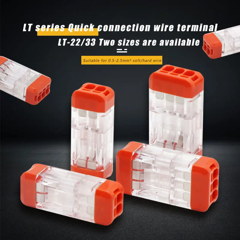 Universal Compact Connector Splitter Quick Electrical Cable Splice Terminal Block Hard And Soft Wire Universal Quick Terminal
Universal Compact Connector Splitter Quick Electrical Cable Splice Terminal Block Hard And Soft Wire Universal Quick Terminal