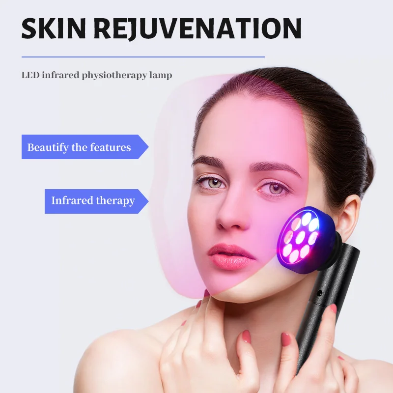 Skin Rejuvenation 9W Pulsed Light Red Therapy 660nm 850nm Infrared Red Light Therapy Device
Skin Rejuvenation 9W Pulsed Light Red Therapy 660nm 850nm Infrared Red Light Therapy Device