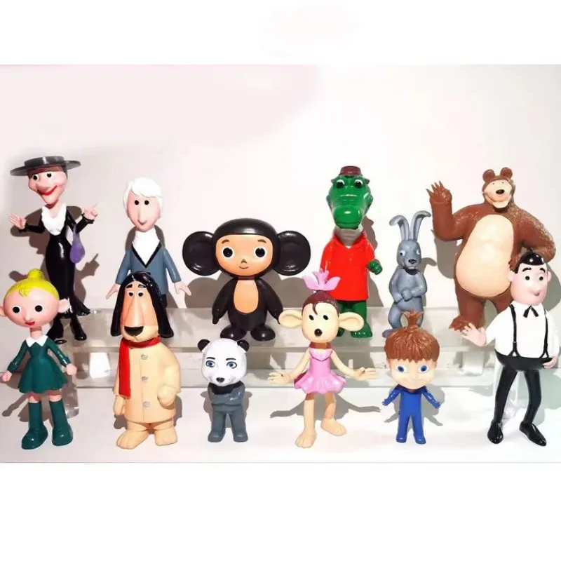 12pcs/set Cheburashka Monkey Figure Toy PRussia Movie PVC Mode Dolls For Children Kids Gift
12pcs/set Cheburashka Monkey Figure Toy PRussia Movie PVC Mode Dolls For Children Kids Gift