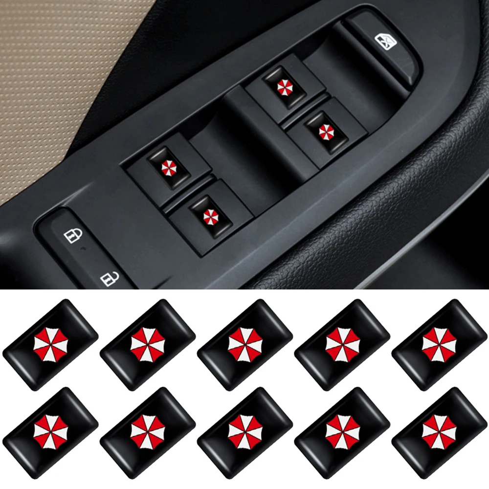 10pcs 3D Epoxy Umbrella Corporation Badge Car Interior Decoration Sticker Auto Styling for Seat Peugeot Jaguar Suzuki Lexus LADA
10pcs 3D Epoxy Umbrella Corporation Badge Car Interior Decoration Sticker Auto Styling for Seat Peugeot Jaguar Suzuki Lexus LADA