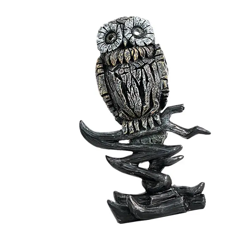 

Owl Tabletop Statue Ornament Owl Eagle Resin Figurine Owl Statue Resin Crafts Desktop Ornaments Owl Eagle Exhibition Gardening