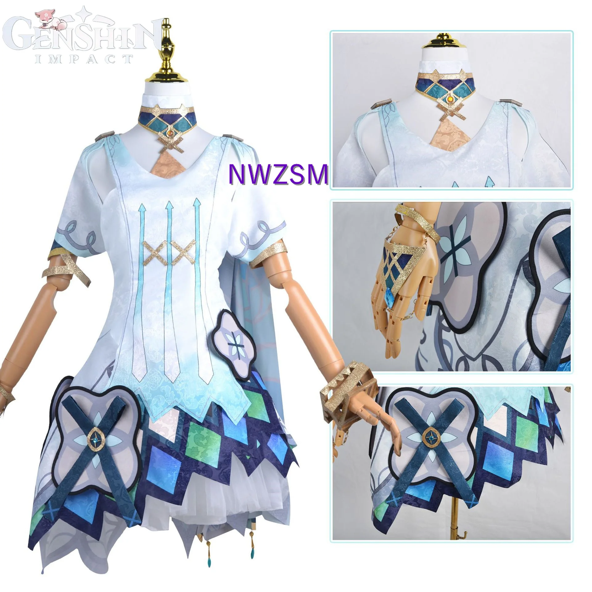 Женский костюм для косплея «Венти» 
Женский костюм для косплея «Венти»